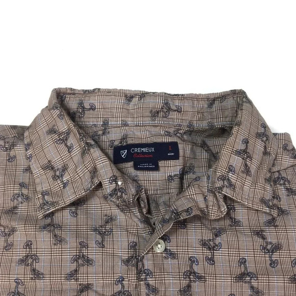 BF143 Daniel Cremieux Collection Paisley Shirt L - Picture 3 of 4